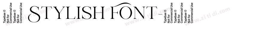 获取 Stylish Font字体转换